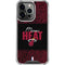 NBA Miami Heat Elephant Print iPhone 16 Pro Clear Case